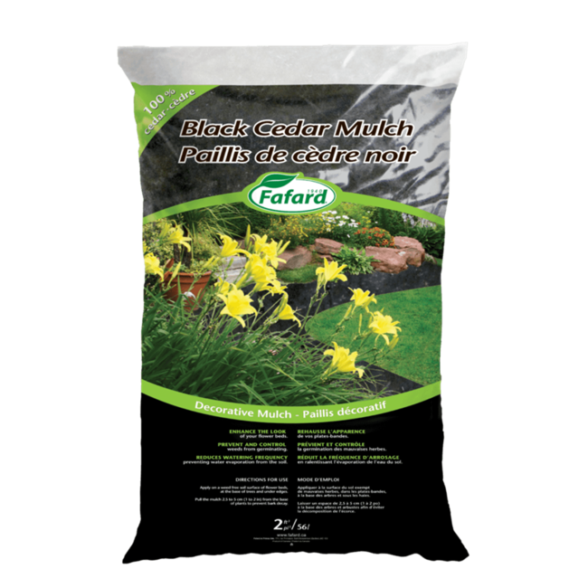 Black Cedar Mulch 3 cu. ft. bag