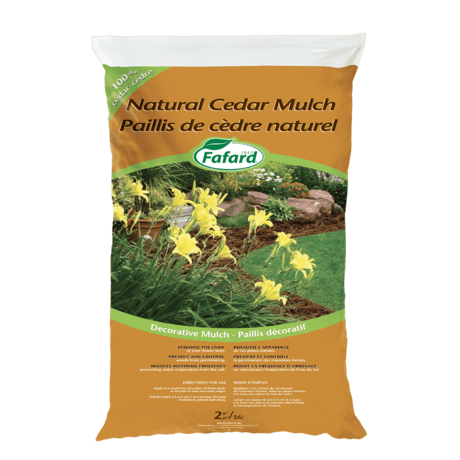 MULCH BAG - Natural Cedar Mulch 3 CU. FT.