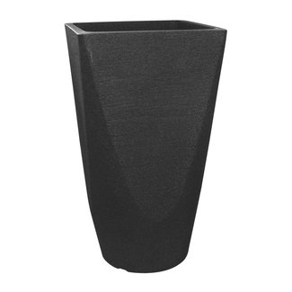 European Tall Fusion Planter - Black