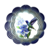 Hummingbird/Flower Wind Spinner