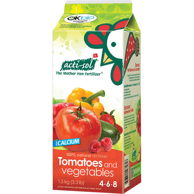 Actisol Hen Manure Tomato & Veg (4-6-8) 1.5kg