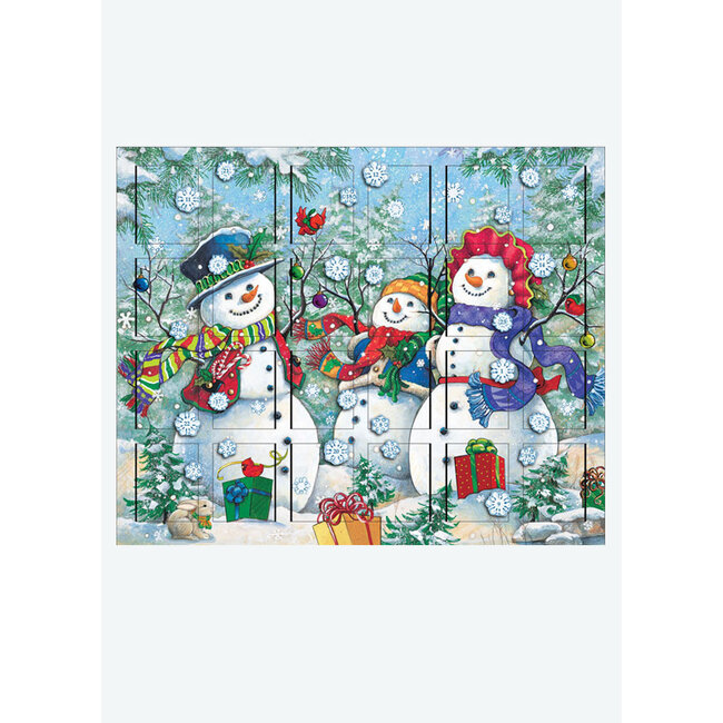 Snowman Family Advent Calendar