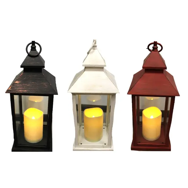 LED Lantern w/ Candle