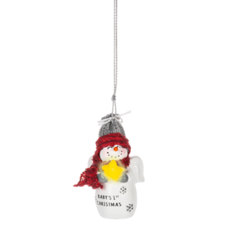 Snow Angel Ornament - Baby's First Xmas