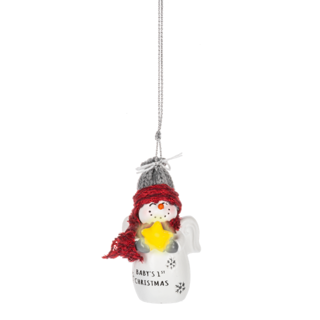 Snow Angel Ornament - Baby's First Xmas