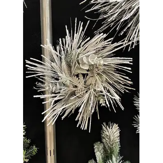 Artificial Greens 14" Snowed Sugar Pine Wreath