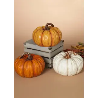 9" Resin Harvest Pumpkin