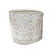 5" White Ceramic Planter