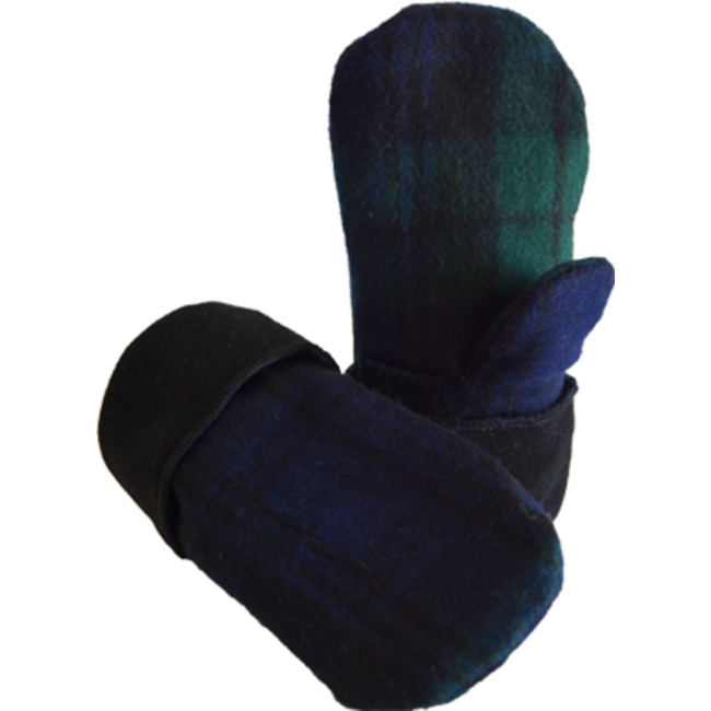 Black Watch Womens Wool Mittens