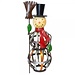 Snowman Recycled Metal Door Greeter