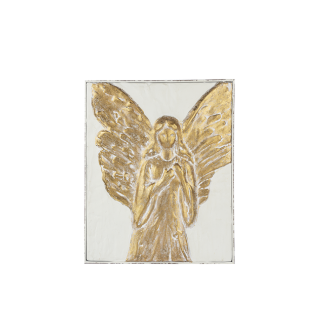 Gold Embossed Angel Wall Decor