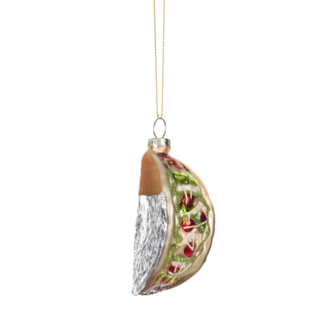 Glass Taco Ornament