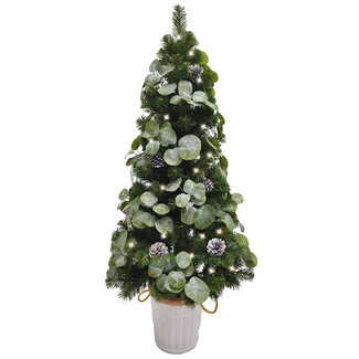 4' Eucalyptus Potted LED Tree