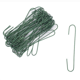 Green Ornament Hooks 50pk