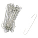 Silver Ornament Hooks 50pk