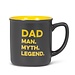 Dad Legend Mug Grey