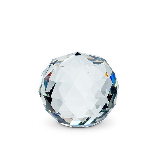 Crystal Cut Ball Prism