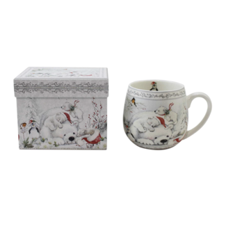 Porcelain Polar Bear Mug w/ Gift Box