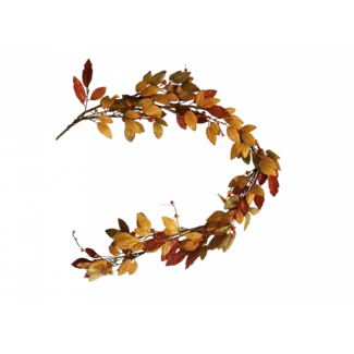 5' Autumn Leaf & Berry Garland