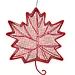 Red Maple Leaf Black Oil Sunflower Feeder