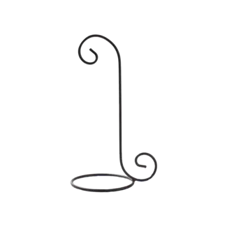 Single Ornament Stand Black