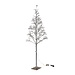 5' Indoor/Outdoor Lighted LED Tree Silver