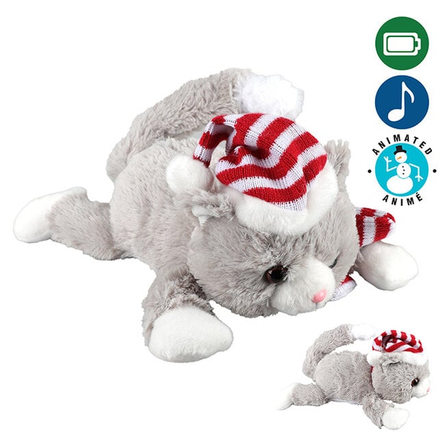 Animated Plush Cat w/ Music