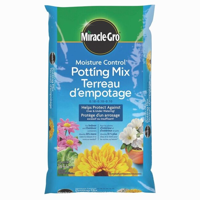 Miracle Gro Moisture Control Potting Mix - BLUE BAG