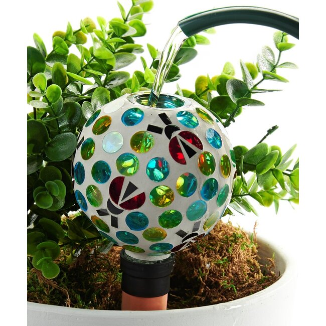 Glass Ladybug Watering Stake