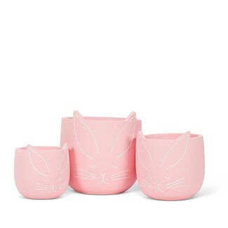 Pink Bunny Planter