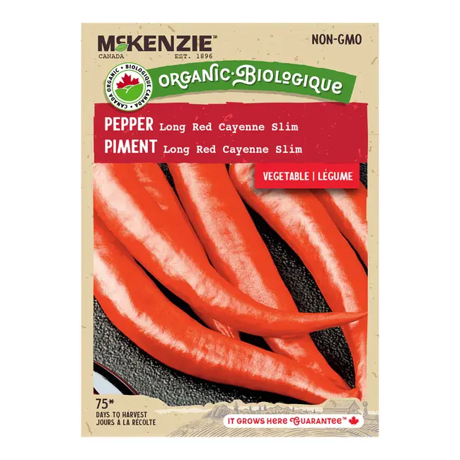 Pepper Long Red Cayenne Organic