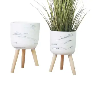 Marble Tripod Planter