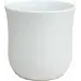 5" White Glazed Ceramic Orchid Pot