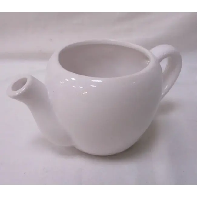 2" White Glazed Teapot Shaped Pot