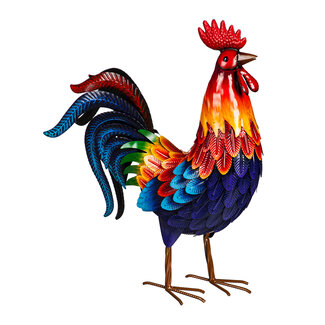 Colourful Metal Rooster