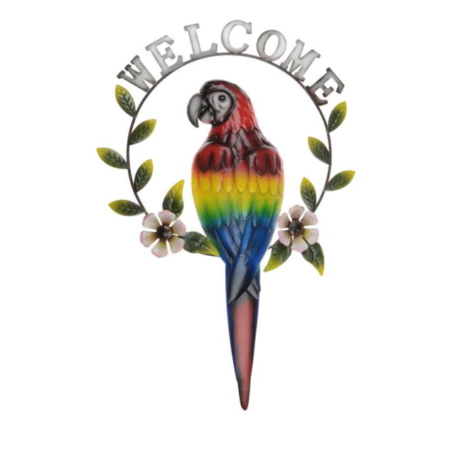 22x14" Welcome Sign w/ Parrot