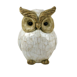 Distressed White Owl