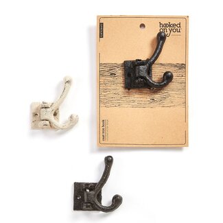 Cast Iron Double Wall Hook