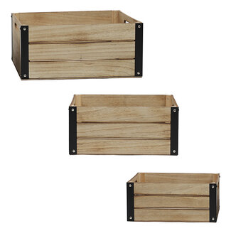 Wood & Iron Storage Crate