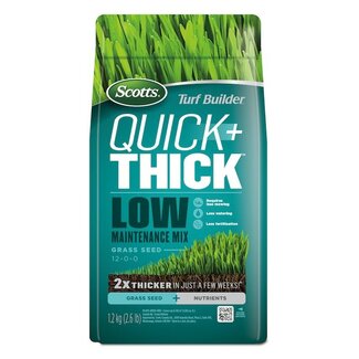 Scotts Quick+Thick Low Maintenance Grass Seed 1.2kg
