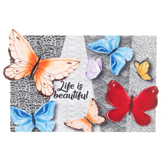 Life Is Beautiful Butterfly Wall Decor