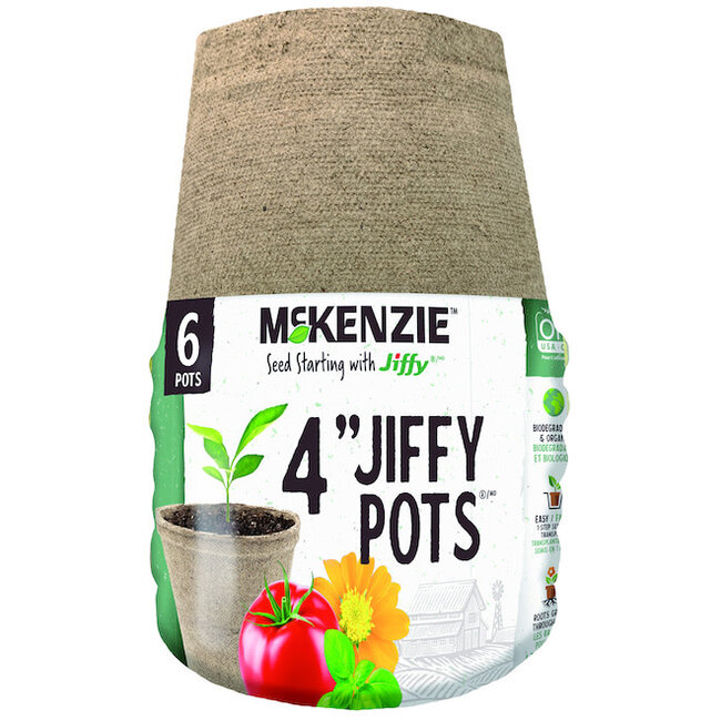 4" Jiffy Pot 6pk