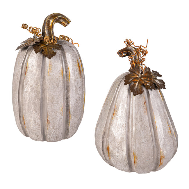 Resin Galvanized Pumpkin