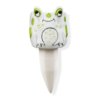 Ceramic Frog Water Stake