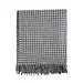 Medium Grey Houndstooth 70% Wool Blanket