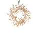 16" Glittery Beige Eucalyptus Wreath