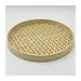 11" Round Bamboo BasketTray