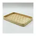 12x8" Rectangular Bamboo Basket Tray