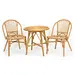 Rattan Kids Table Set 3Pc