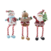 Snowman/Gingerbread Man/Santa w/ Dangly Legs